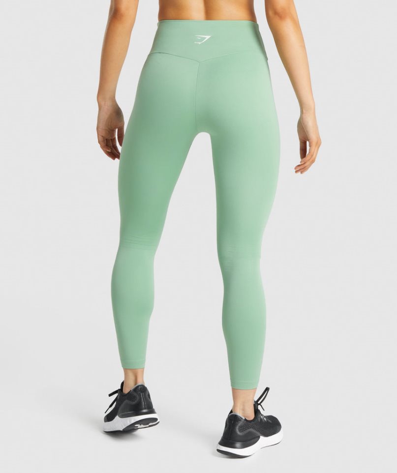 Women's Gymshark Training Leggings Light Green | NZ 5VBNKO